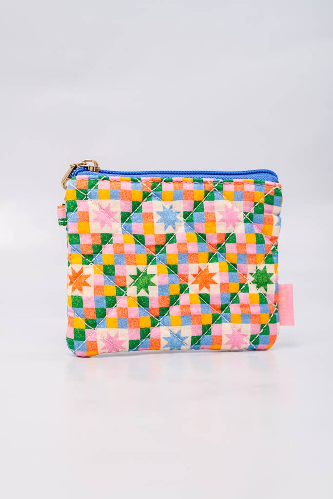 Checker Stars Coin Purse by Ban.do