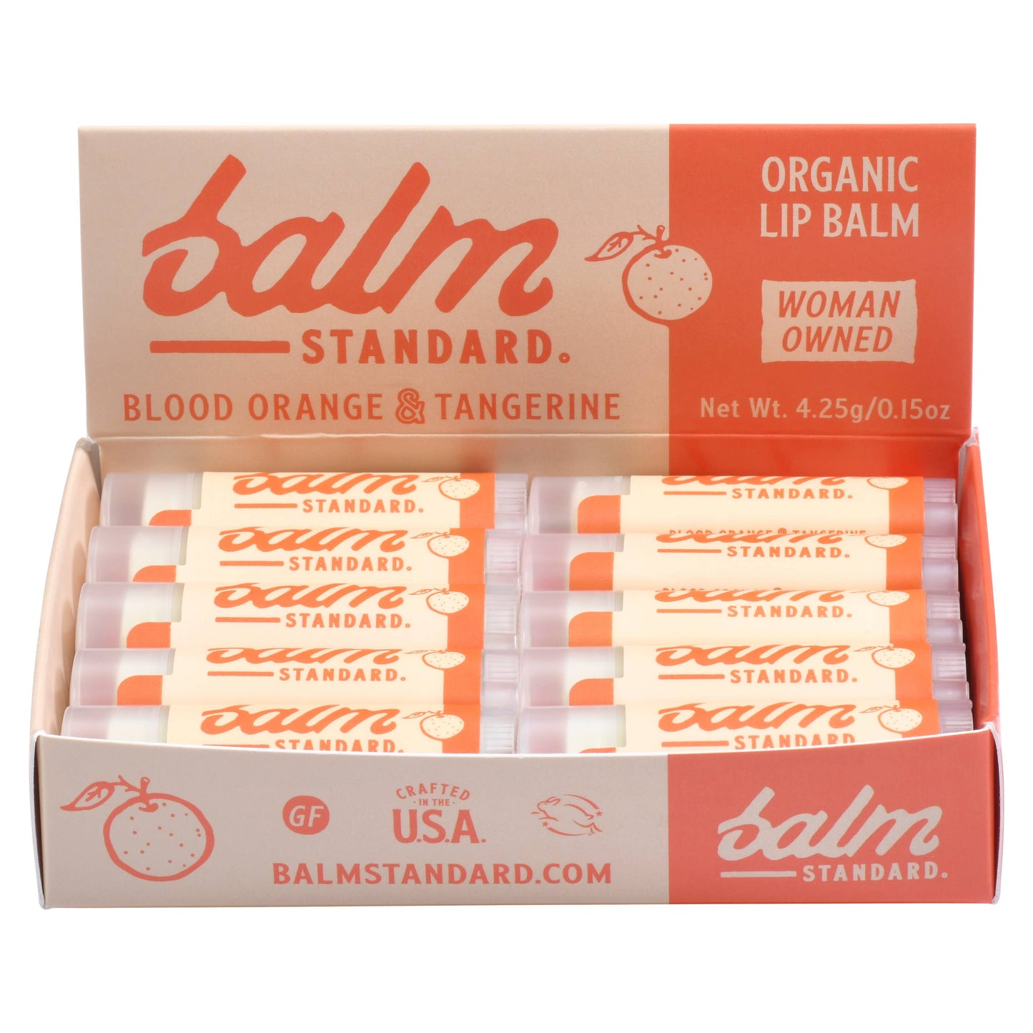 Blood Orange & Tangerine Lip balm