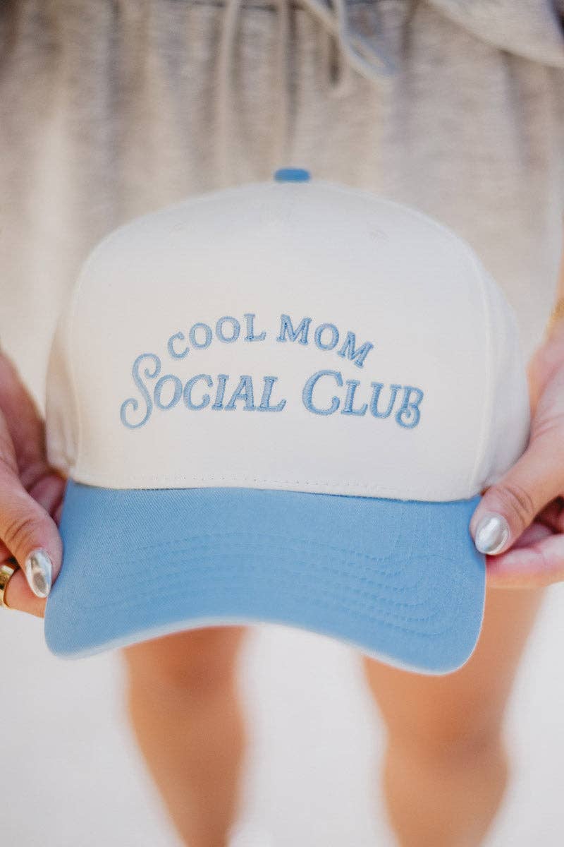 Cool Mom Social Club Blue Hat