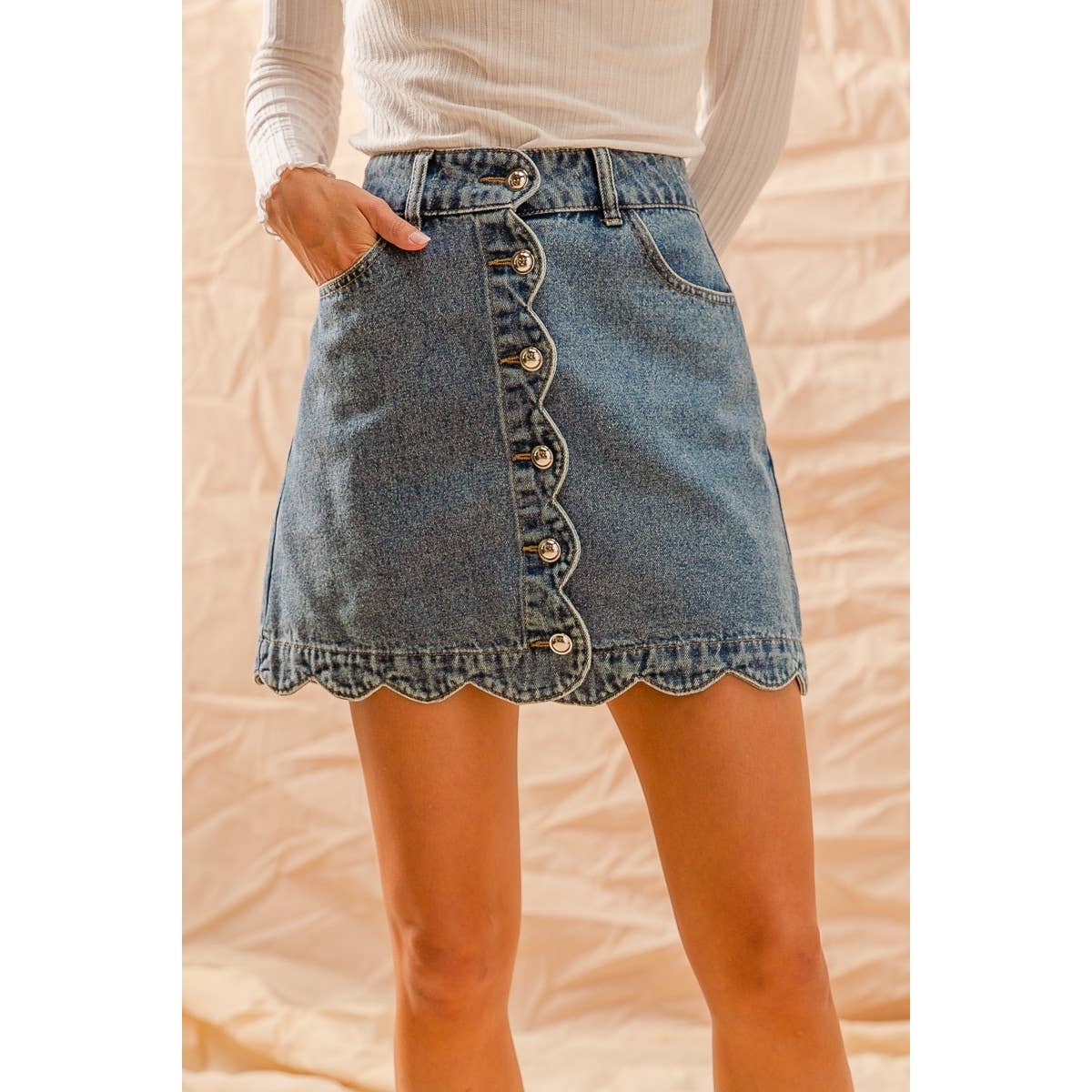 Blake Denim Skirt