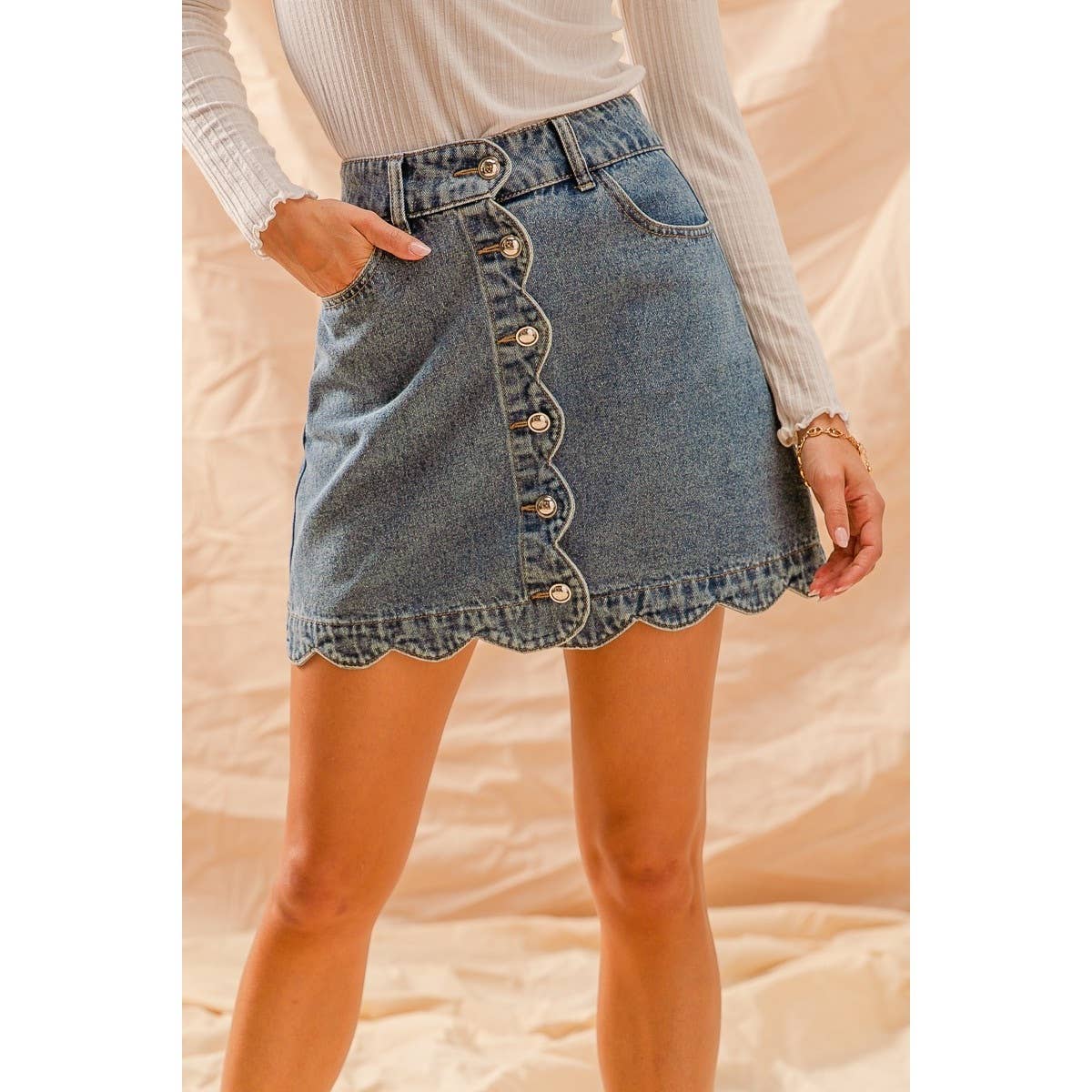 Blake Denim Skirt