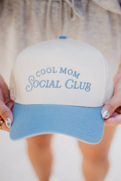 Cool Mom Social Club Blue Hat