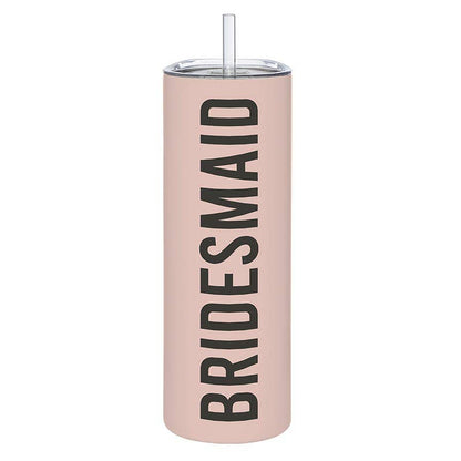 Bridesmaid Matte Skinny Tumbler